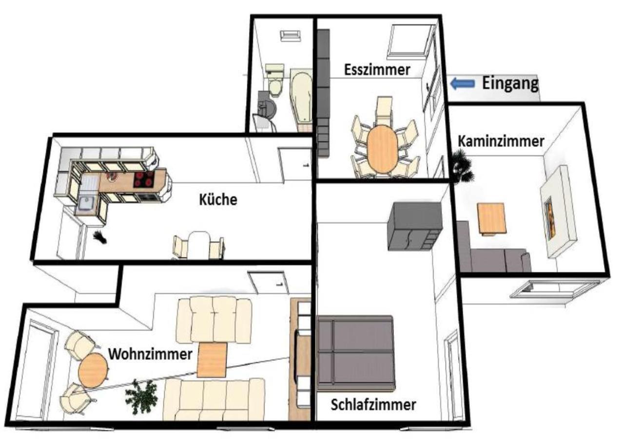 Ferienwohnung Deutschmann Dahlen Ngoại thất bức ảnh
